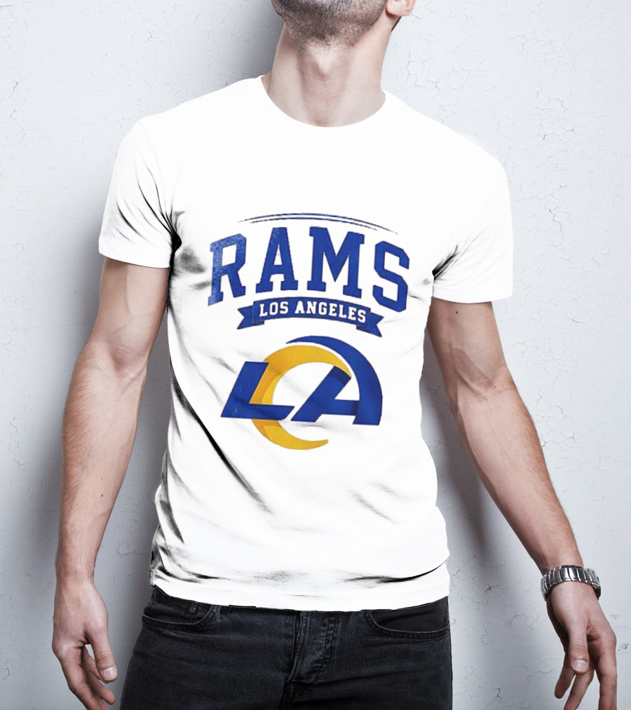 Los Angeles Rams Ghostface Running Football Collaboration T-Shirt