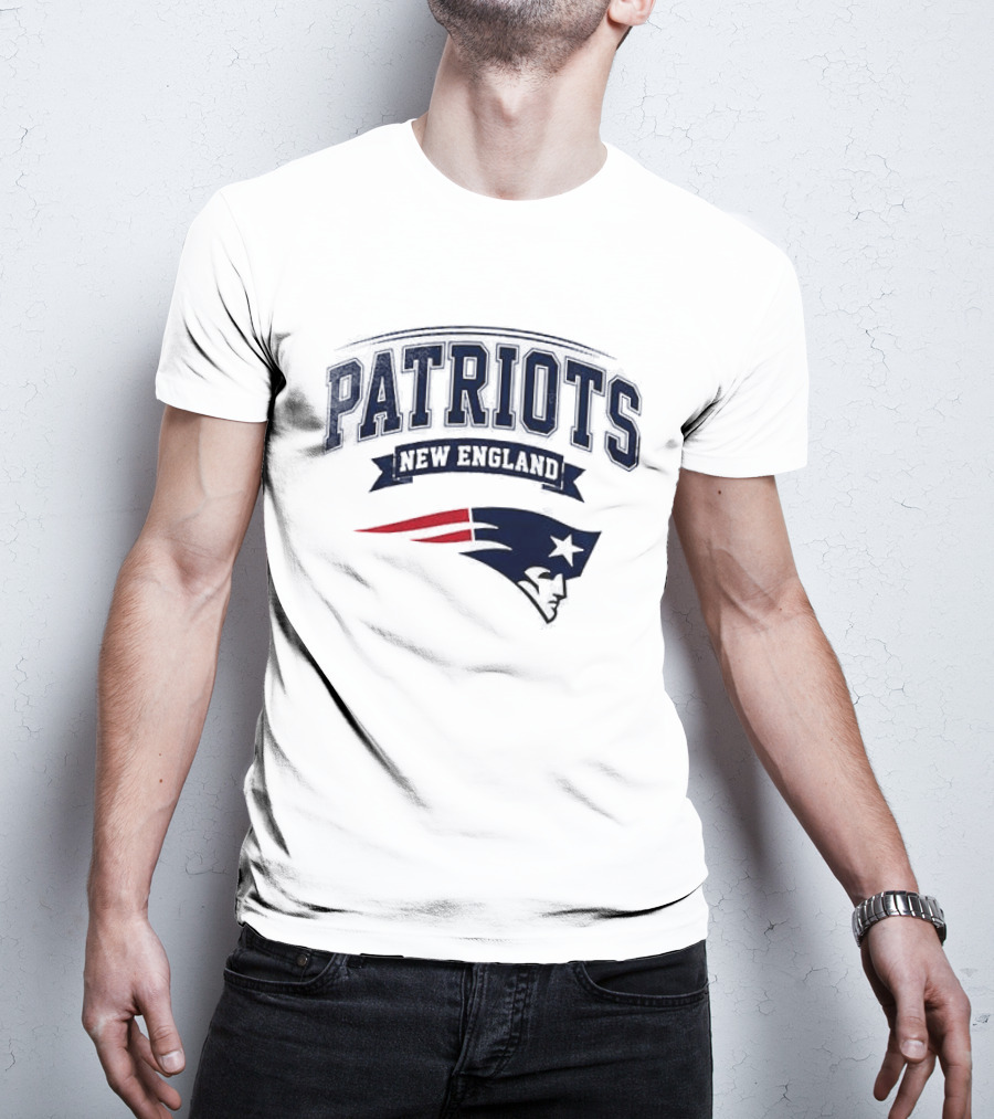 New England Patriots Ghostface Running Football NFL T-Shirt