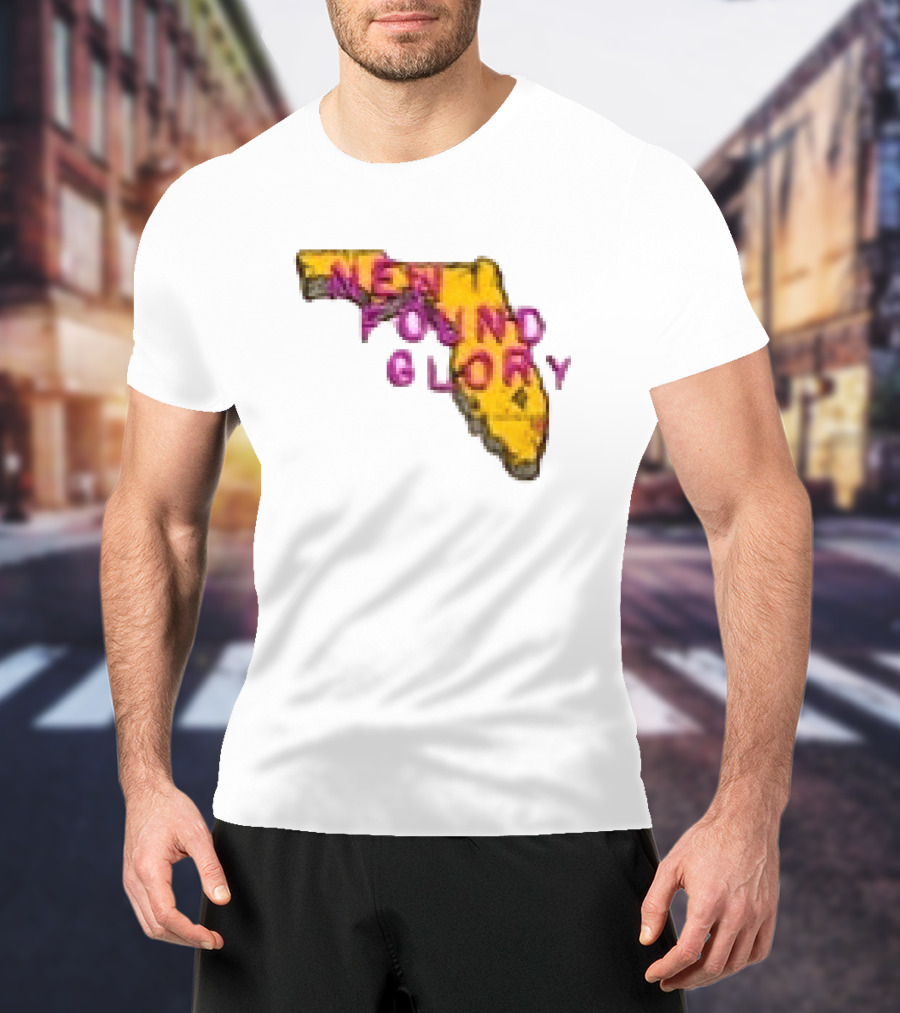 New Found Glory Florida Map You've Gotta Try Do What It Takes To Give Yourself A Break T-Shirt
