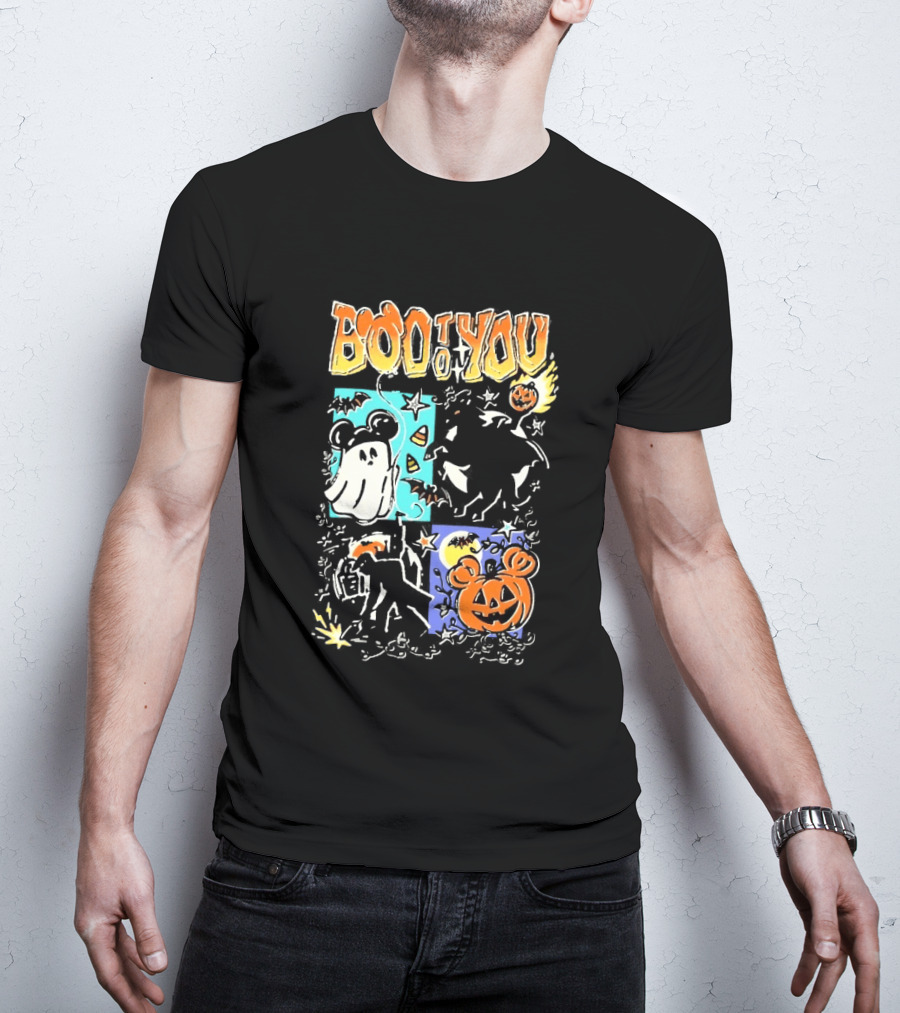 Boo To You Ghost And Pumpkin Halloween Fun T-Shirt