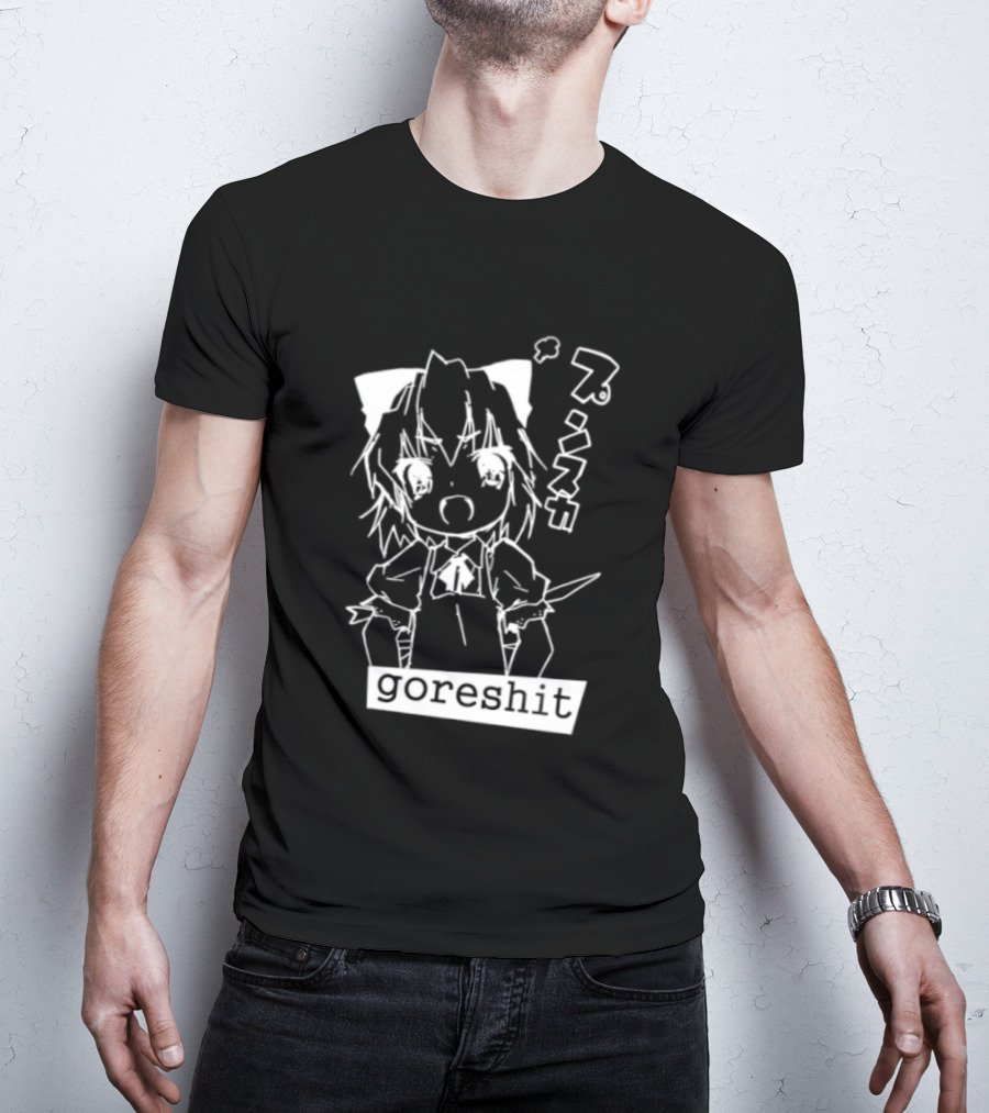Goreshit Breakcore Electronic Anime Girl Japanese T-Shirt