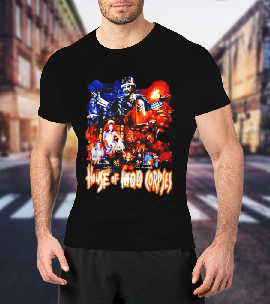House Of 1000 Corpses Rob Zombie Horror Movie Captain Spaulding T-Shirt