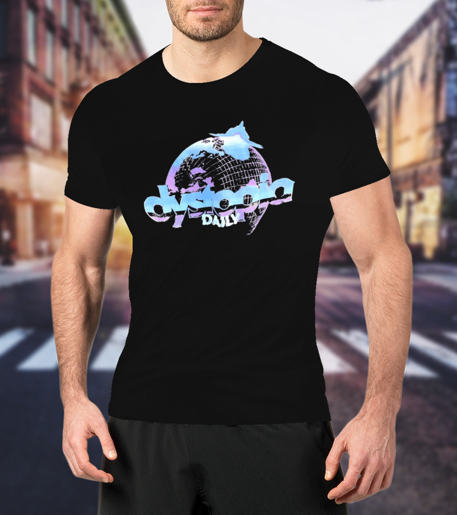 Dystopia Daily Globe Earth Apocalyptic T-Shirt