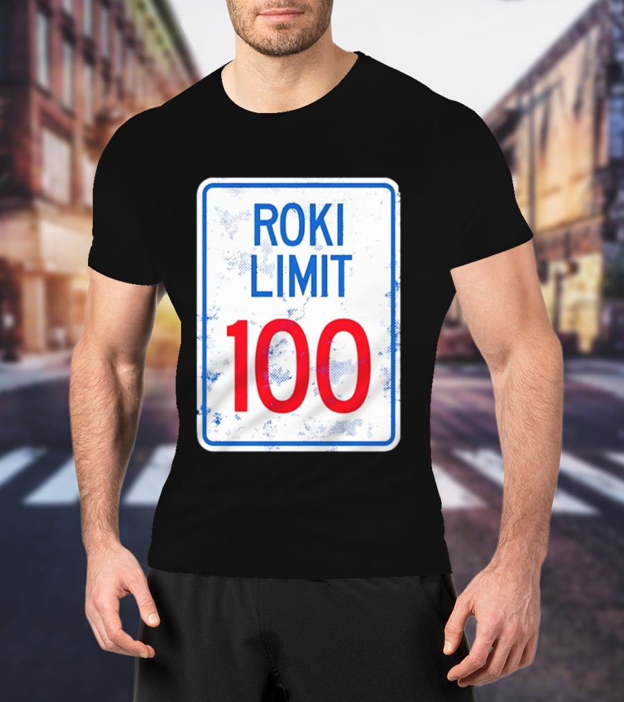 Roki Sasaki Speed Limit 100 Dodgers T-Shirt