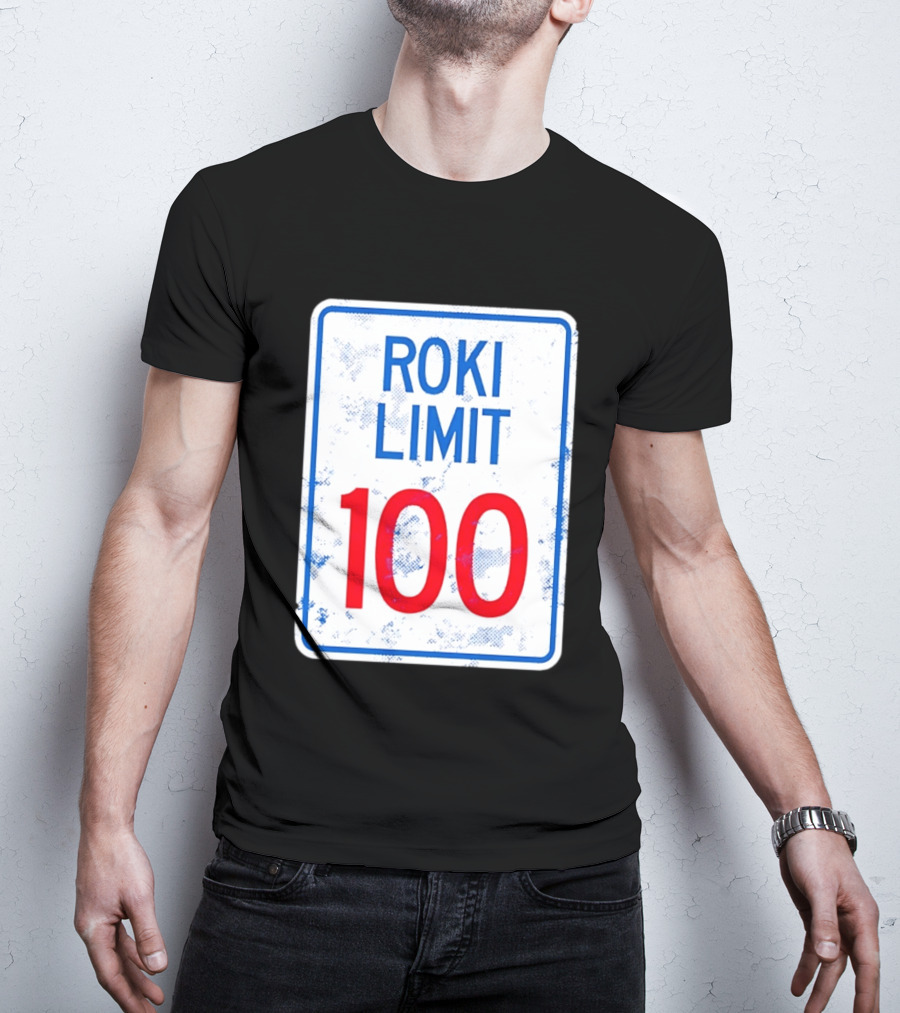 Roki Sasaki Speed Limit 100 Dodgers T-Shirt