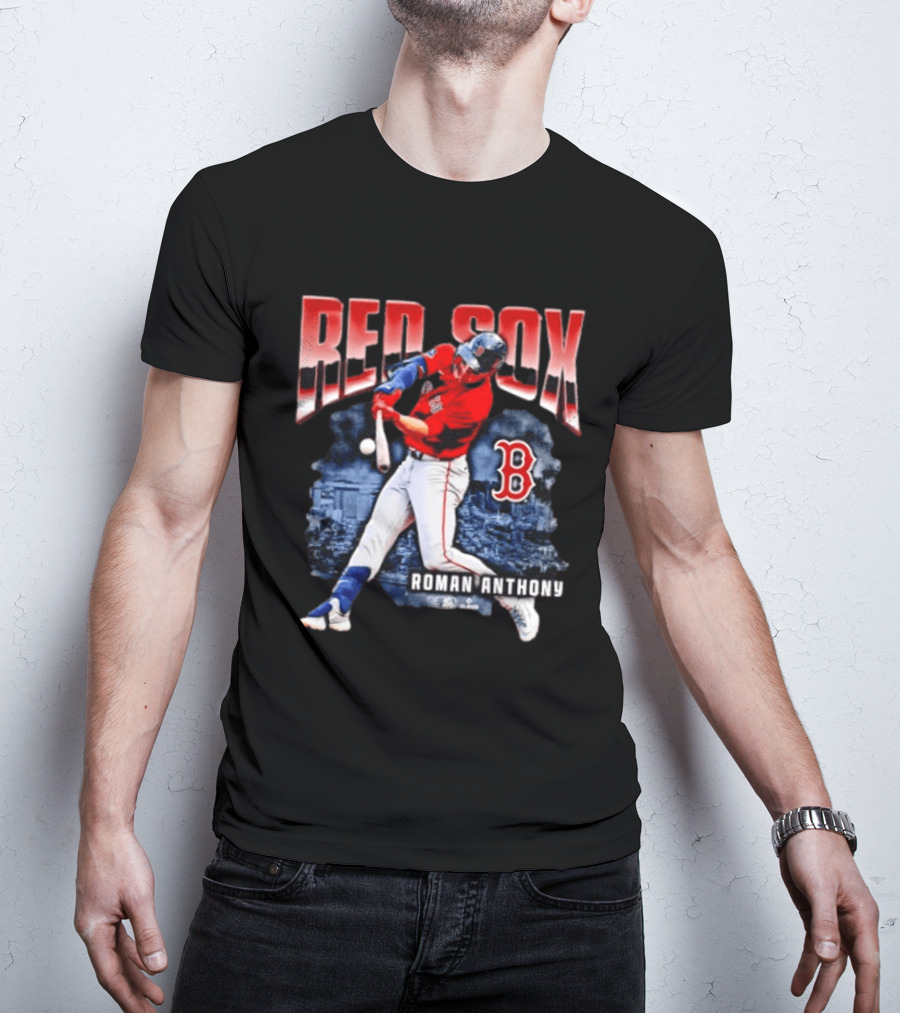 Red Sox Roman Anthony Boston MLB Players Iconic Baseball T-Shirt