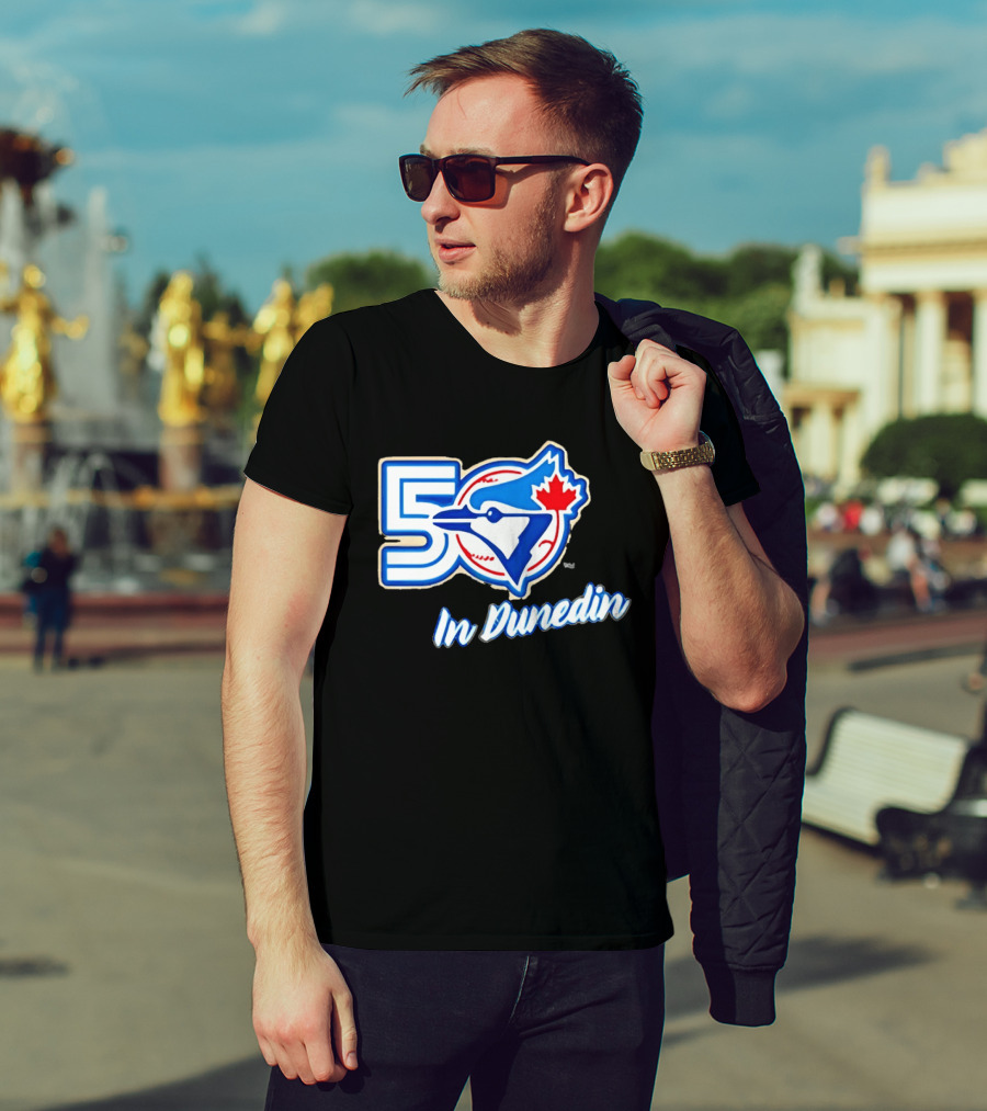 Toronto Blue Jays 50 Years In Dunedin MLB Anniversary Celebration T-Shirt