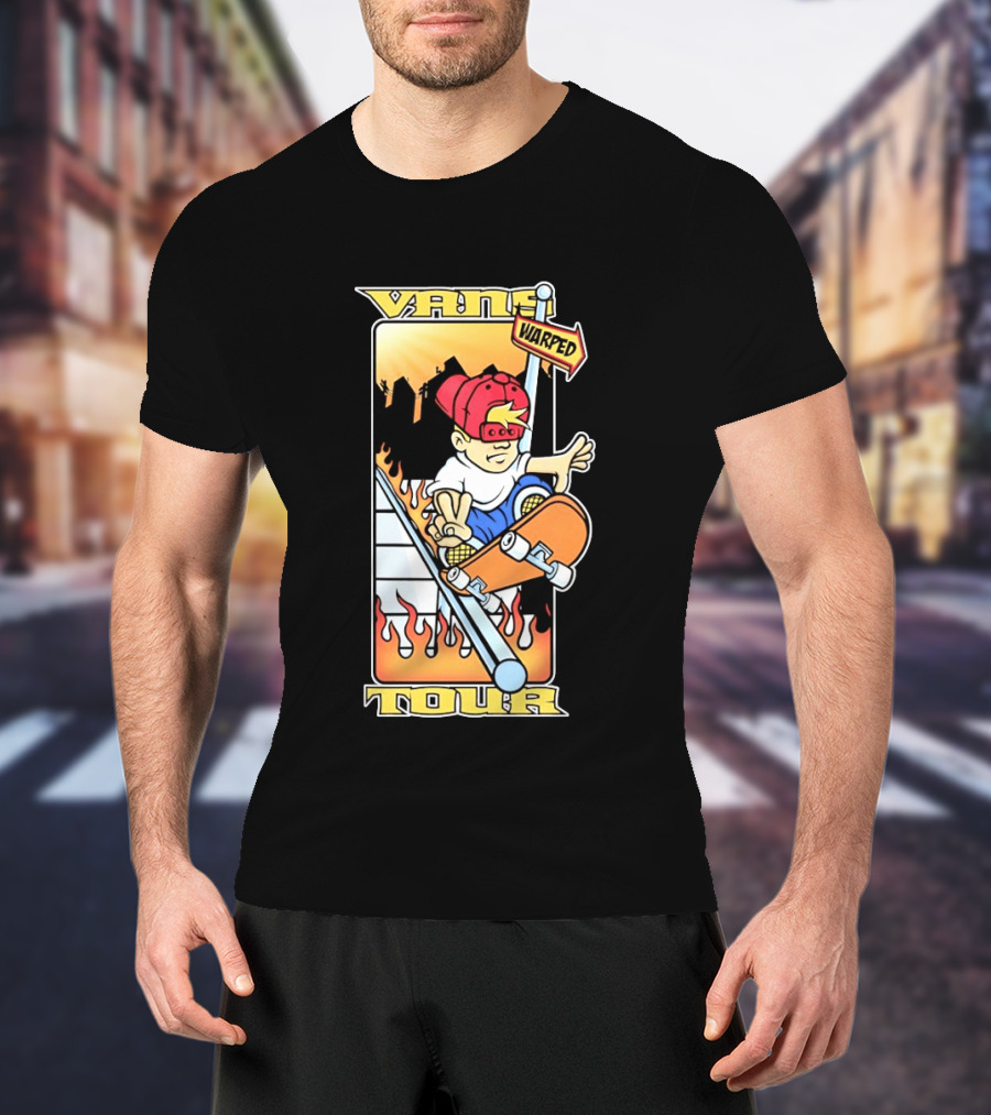 Vans Warped Tour Skater Punk Rock Skateboarding T-Shirt