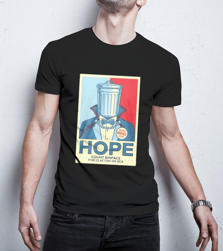 Vote Binface 2026 Hope Count Binface For Clacton On Sea T-Shirt