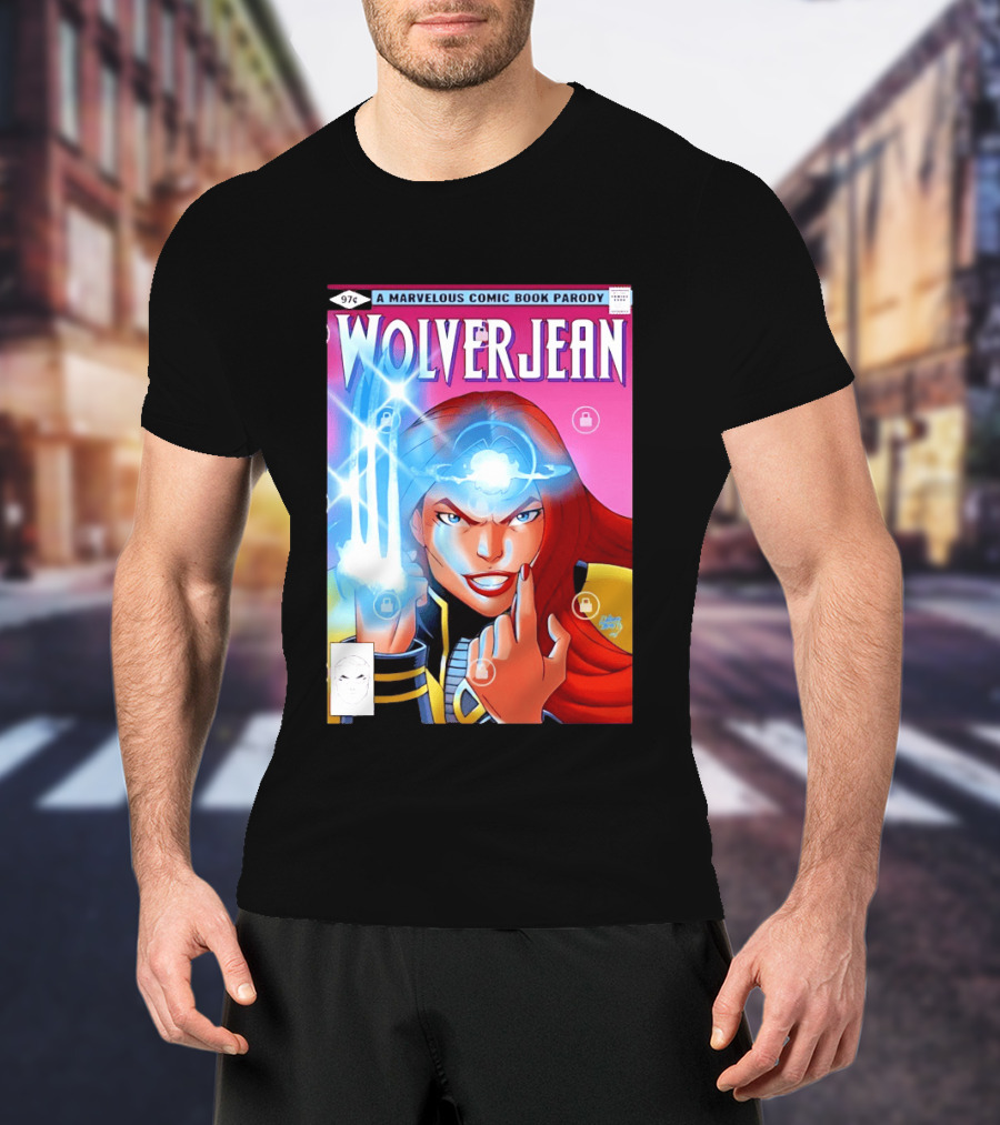Wolverjean A Marvelous Comic Book Parody Cover 97 Cents T-Shirt
