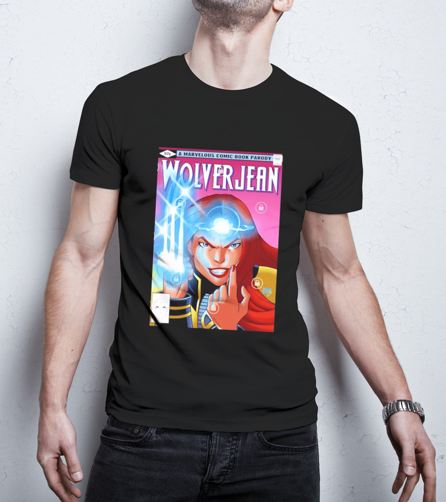 Wolverjean A Marvelous Comic Book Parody Cover 97 Cents T-Shirt
