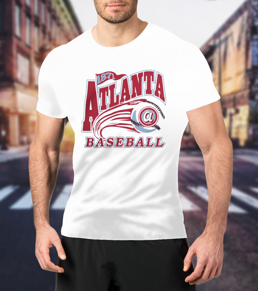 Atlanta Baseball 1871 Vintage Style MLB Team Fan T-Shirt