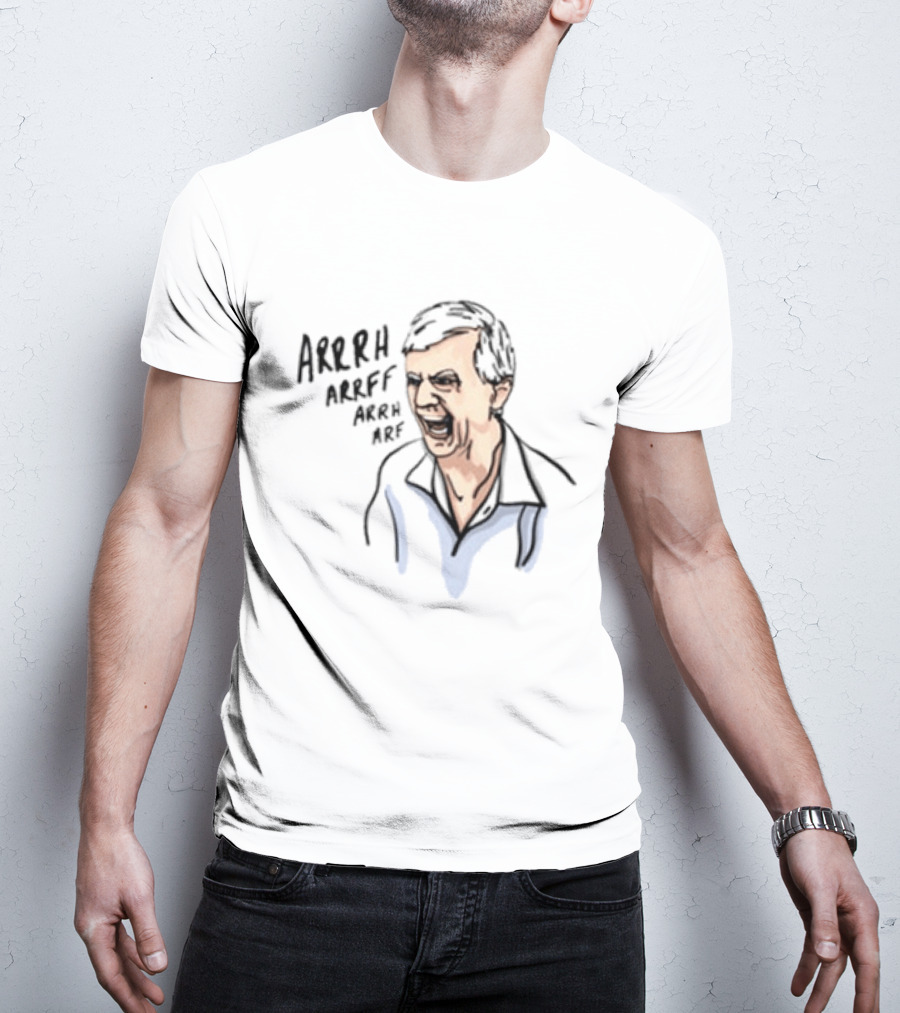Barking Dog Man Arrrh Arrff Arrh Arf Yelling Character Meme T-Shirt