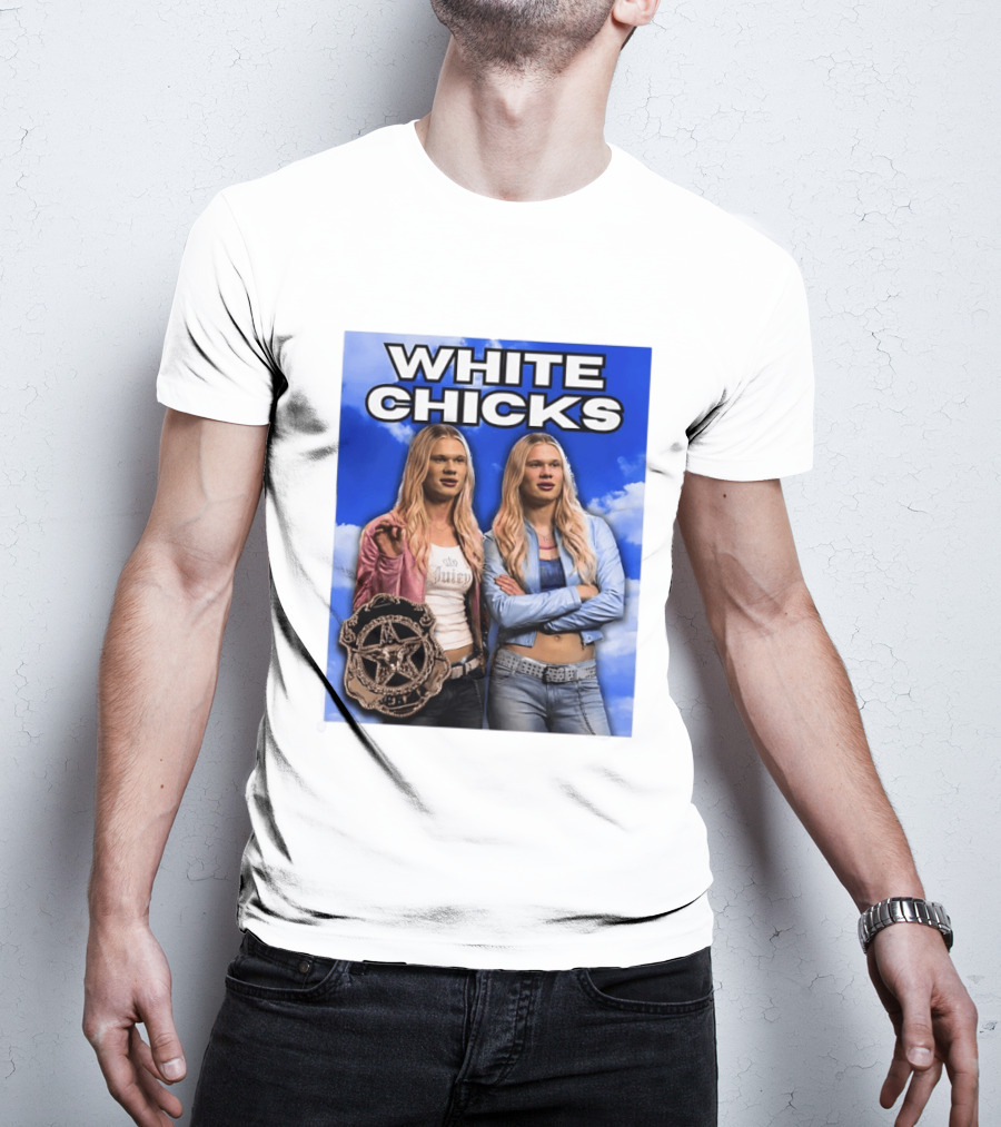 Erling Haaland White Chicks Meme Juicy Couture Style Retro Comedy T-Shirt