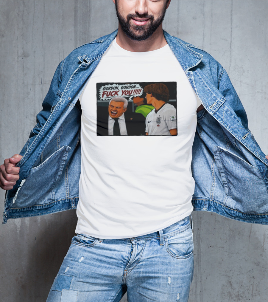Gordon Gordon Fuck You England Football Meme Comic T-Shirt