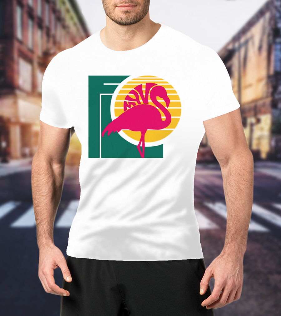 Move Flamingo Sunset Tropical FNS T-Shirt