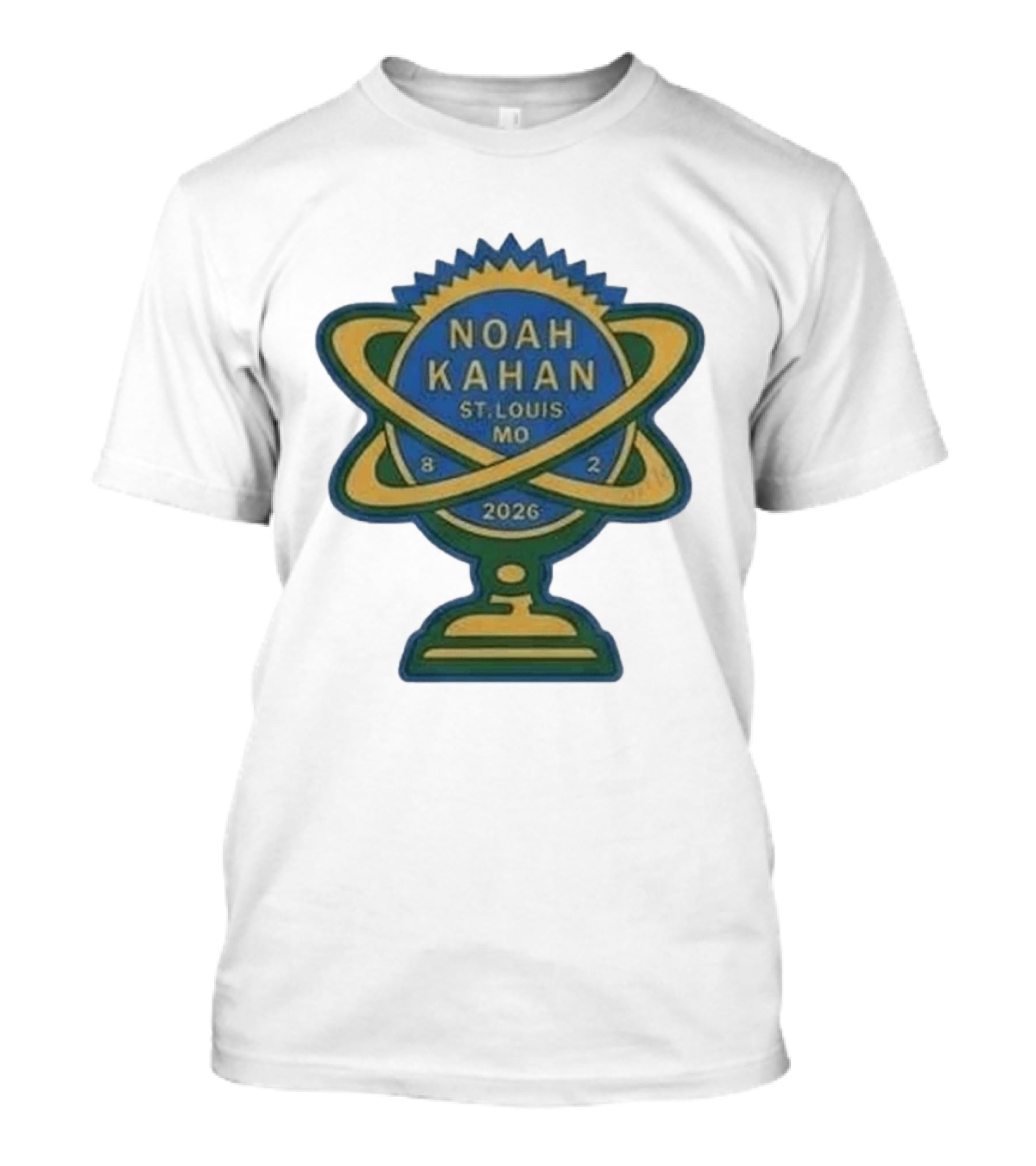 Noah Kahan St. Louis MO August 2 2026 The Great Divide Tour Busch Stadium T-Shirt