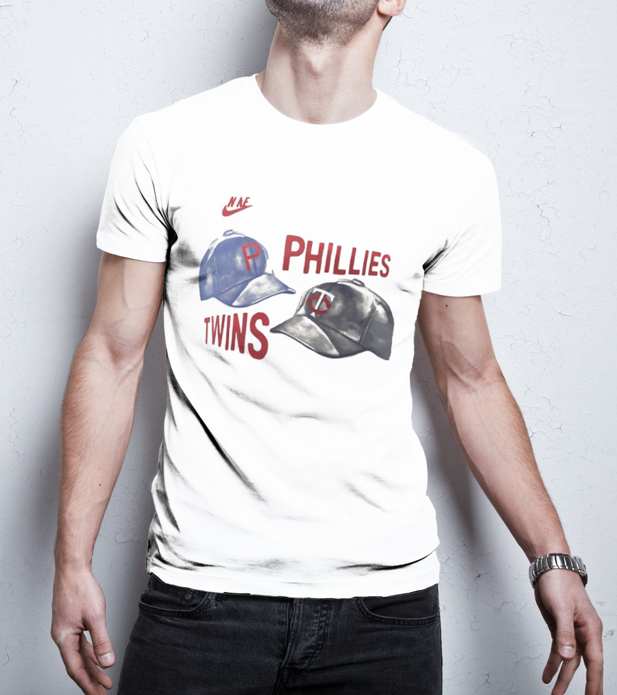 Nike Phillies Twins Baseball Caps 2026 Matchup T-Shirt