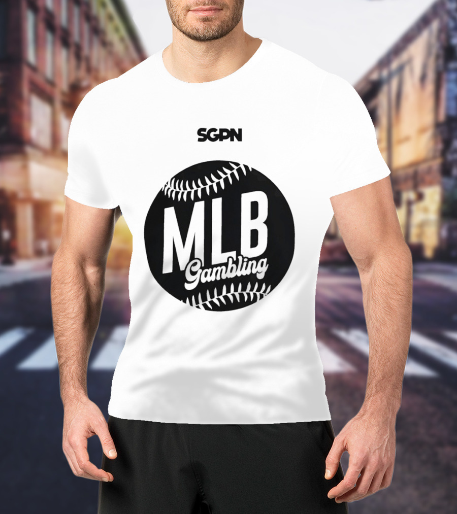 SGPN MLB Gambling Baseball Betting Enthusiasts T-Shirt