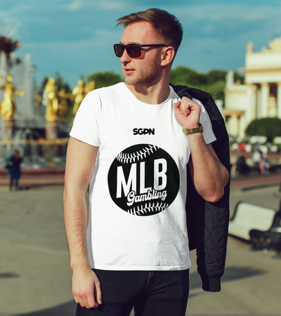 SGPN MLB Gambling Baseball Betting Enthusiasts T-Shirt