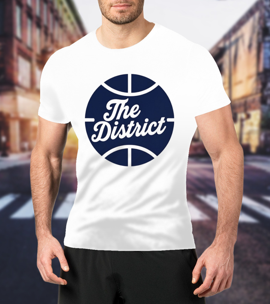 The District Basketball Branding Team Circle T-Shirt