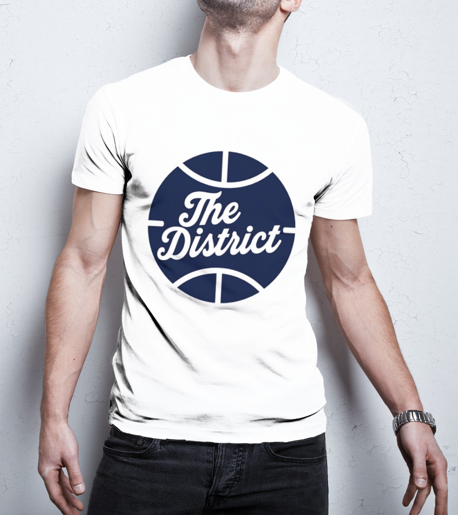 The District Basketball Branding Team Circle T-Shirt