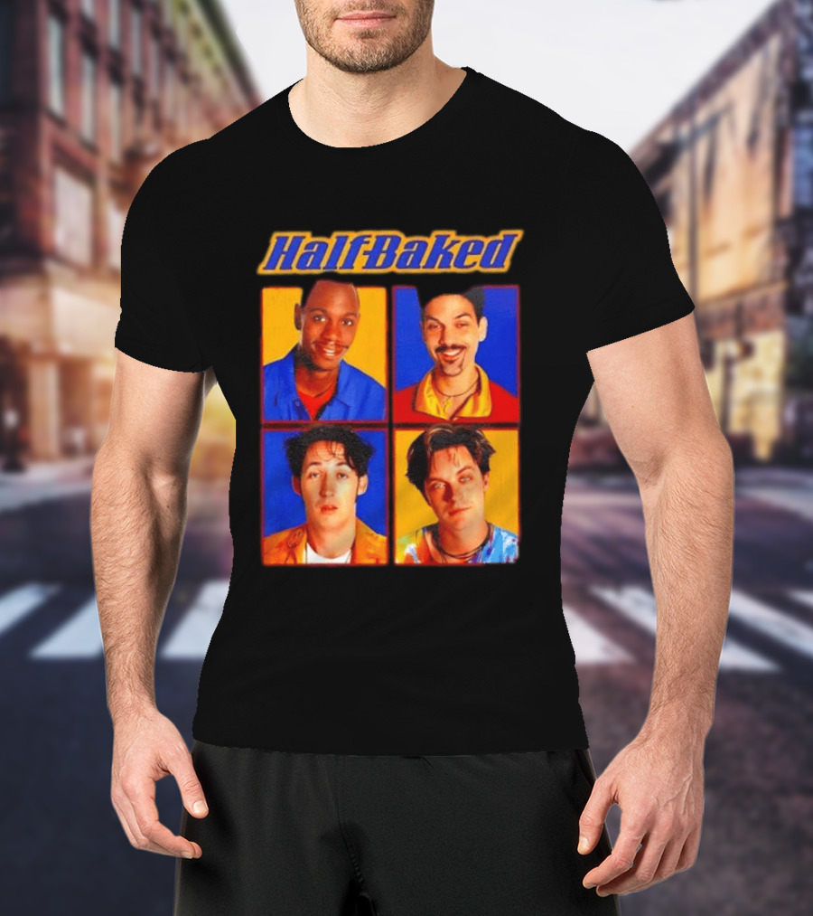 Half Baked Movie Characters Block T-Shirt