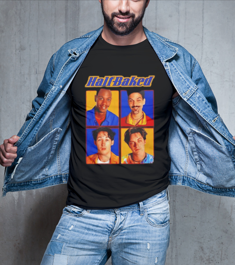 Half Baked Movie Characters Block T-Shirt