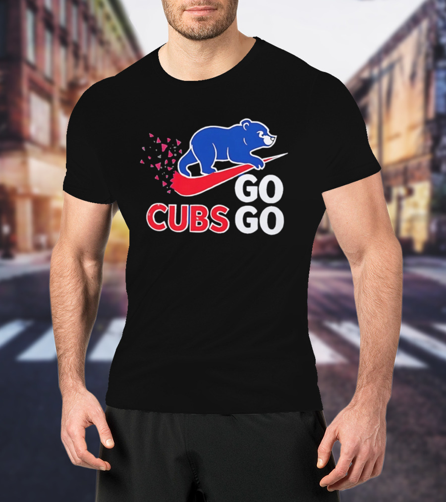 Chicago Cubs Bear Go Go MLB Baseball T-Shirt