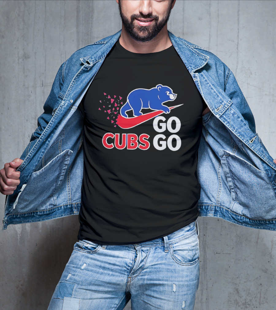 Chicago Cubs Bear Go Go MLB Baseball T-Shirt