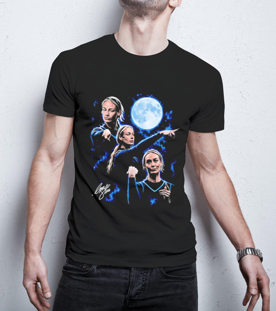 Sophie Cunningham Pointing Wolves Full Moon Iconic Gesture T-Shirt