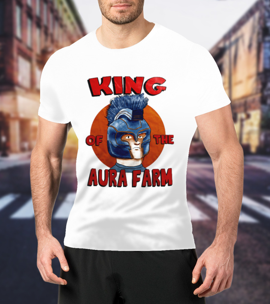 King Of The Aura Farm Hank Hill Helmet Warrior T-Shirt