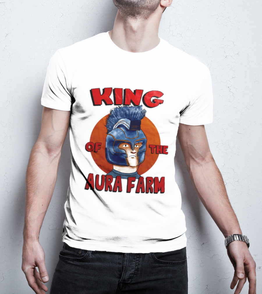King Of The Aura Farm Hank Hill Helmet Warrior T-Shirt
