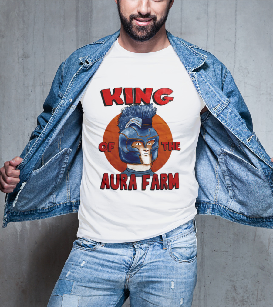 King Of The Aura Farm Hank Hill Helmet Warrior T-Shirt