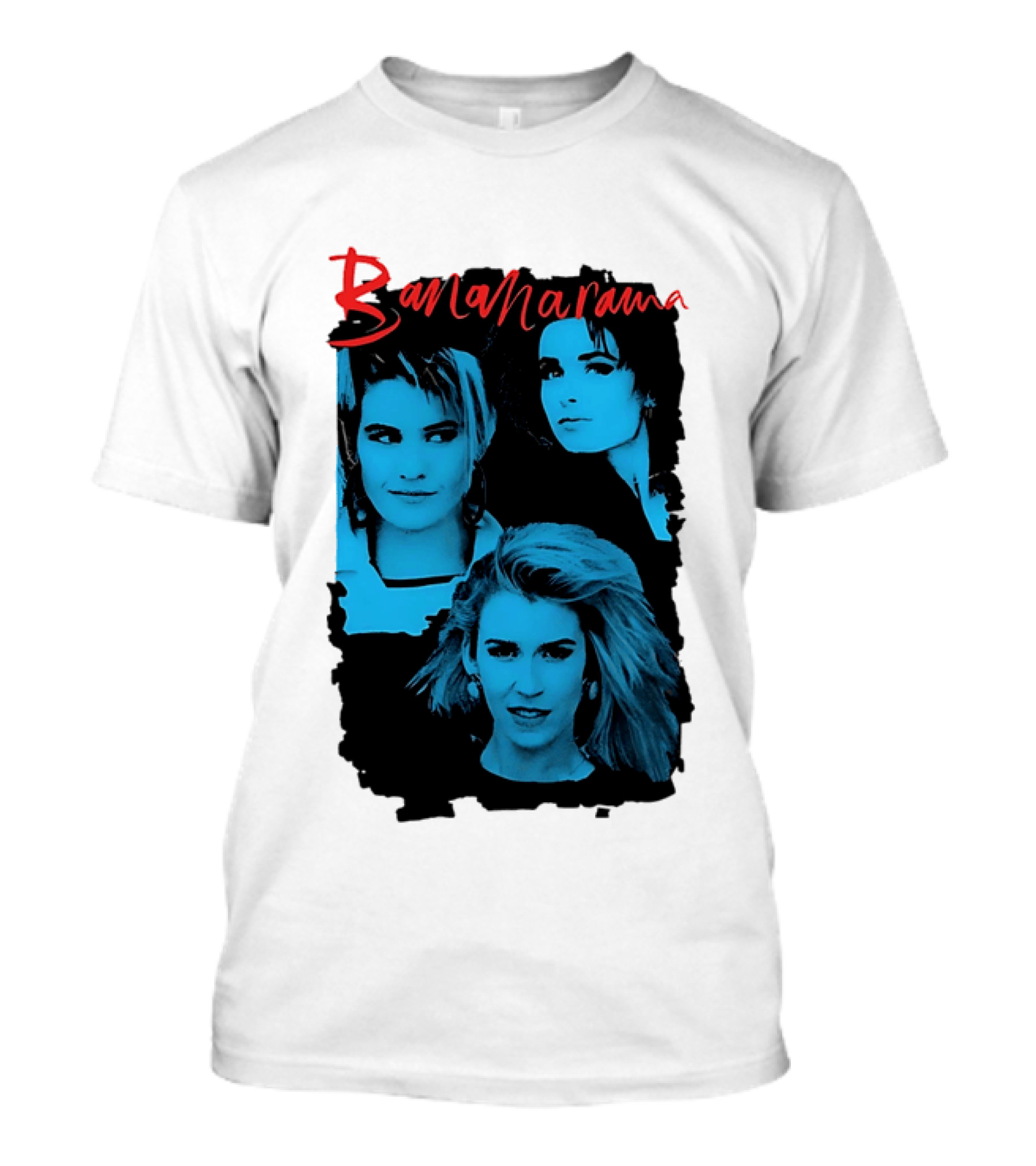 Bananarama True Confessions Album Cover Retro Blue T-Shirt