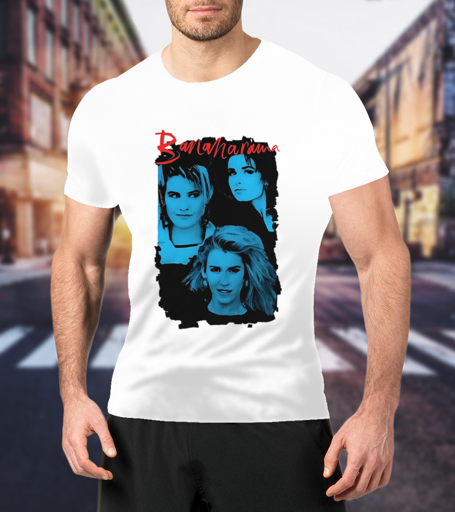 Bananarama True Confessions Album Cover Retro Blue T-Shirt