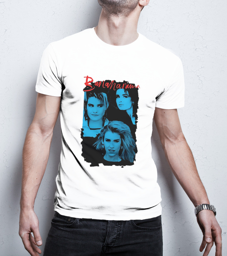 Bananarama True Confessions Album Cover Retro Blue T-Shirt