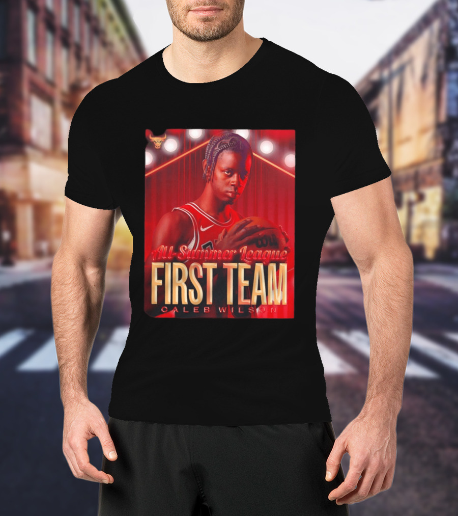 All Summer League First Team Caleb Wilson Basketball 2026 T-Shirt