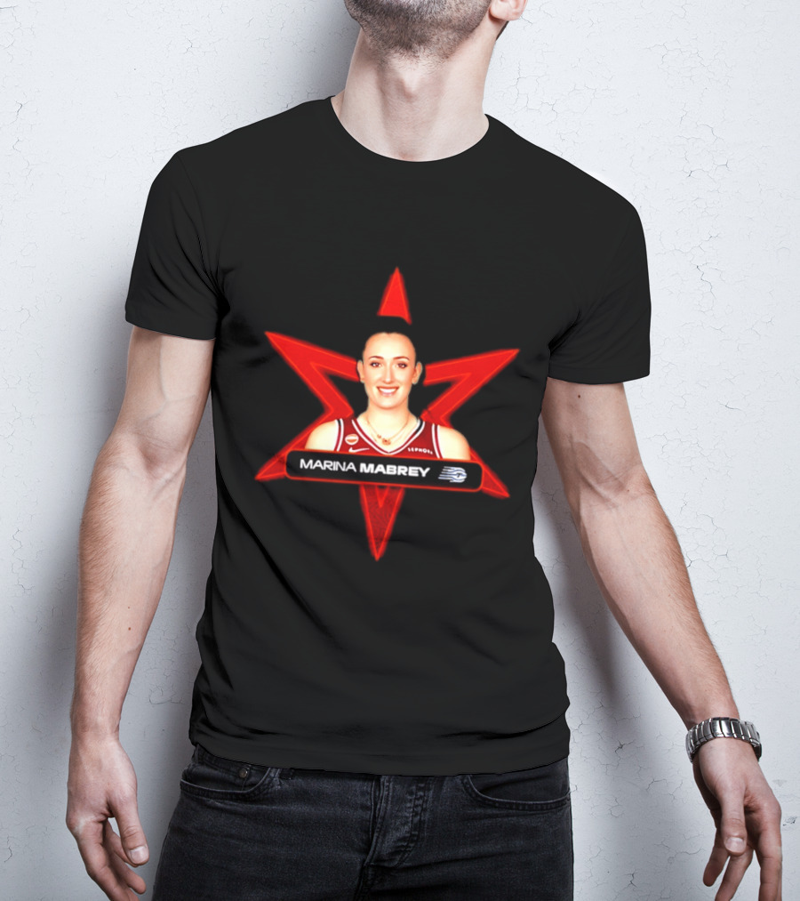 Marina Mabrey Toronto Tempo WNBA All Star 2026 Red Star T-Shirt