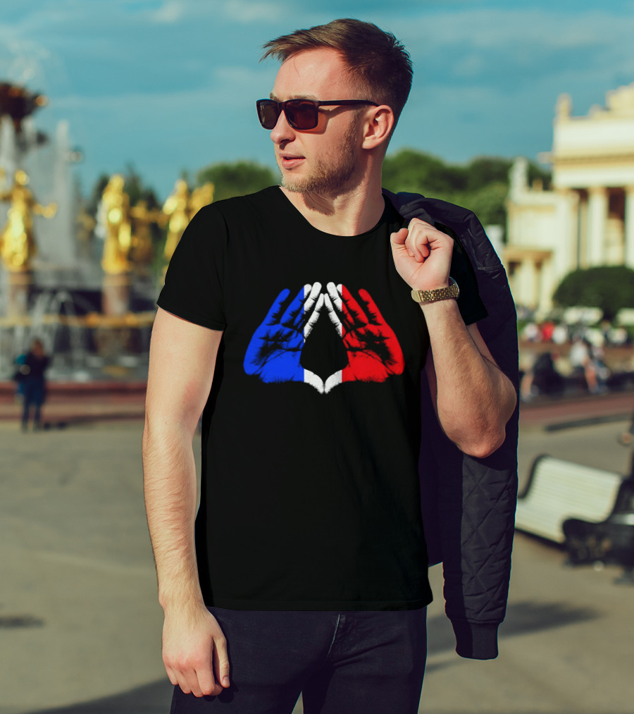 Reasonable Doubt 30th Anniversary Paris Tour French Flag Hands Icon J Z30 T-Shirt