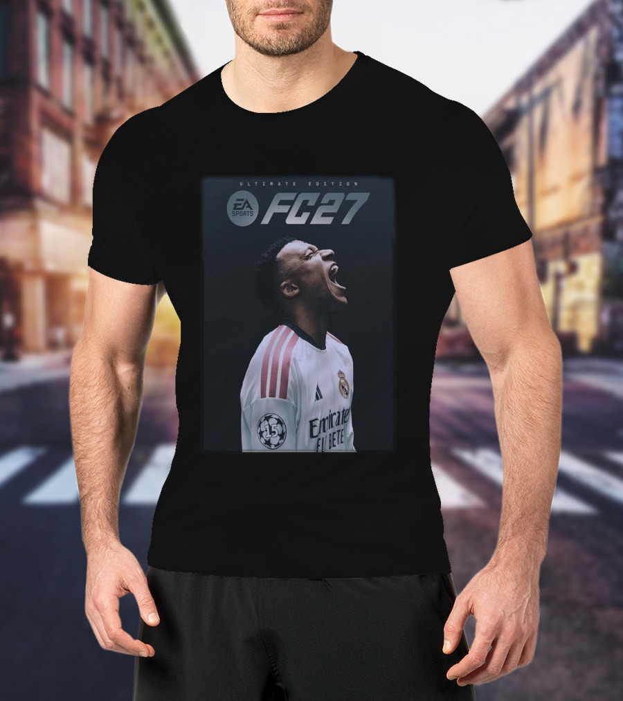 EA Sports FC 27 Ultimate Edition Kylian Mbappé Real Madrid Fútbol Club 2023 T-Shirt