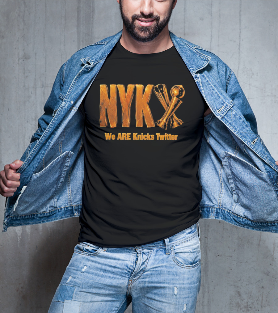 NYK We Are Knicks Twitter Trophy T-Shirt