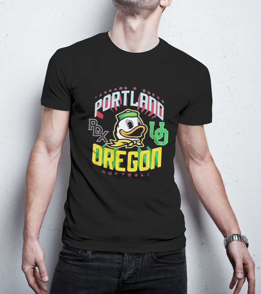 Portland PDX Cascade Ducks Oregon Softball 2026 T-Shirt