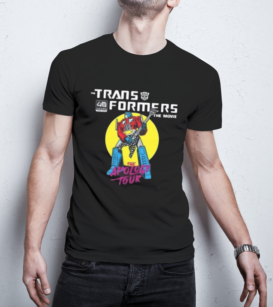 Transformers The Movie 40 Years The Apology Tour 2026 Celebration Of Life Concert House Of Blues July 23 San Diego California T-Shirt