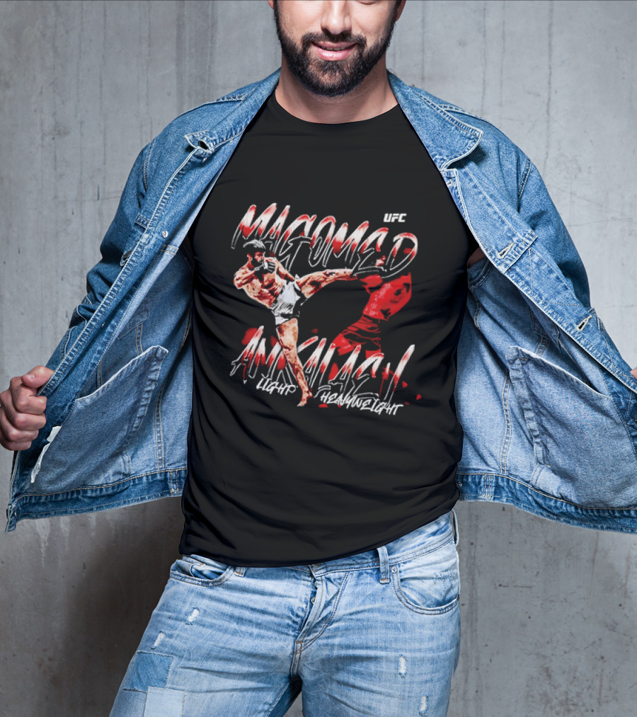 UFC Magomed Ankalaev Light Heavyweight Fighter T-Shirt