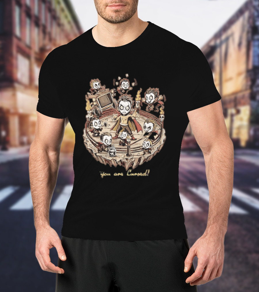Vampire Ring Leader Performers You Are Cursed Ensemble With Miniature Creatures T-Shirt