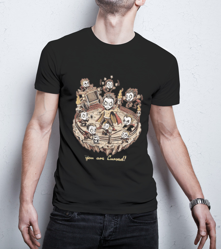 Vampire Ring Leader Performers You Are Cursed Ensemble With Miniature Creatures T-Shirt