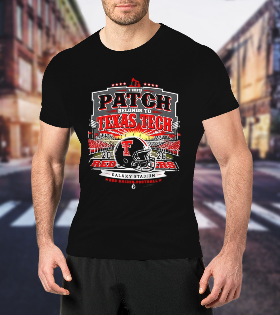 Texas Tech Red Raiders 2026 Wreck 'Em Game Day Patch Belongs To Texas Tech T-Shirt