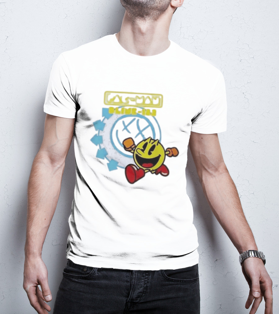 Pac Man Blink 182 Band Crossover Collaborative T-Shirt