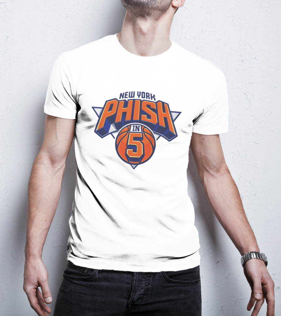 New York Phish Basketball Sports In 5 T-Shirt